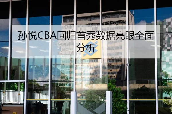 孙悦CBA回归首秀数据亮眼全面分析